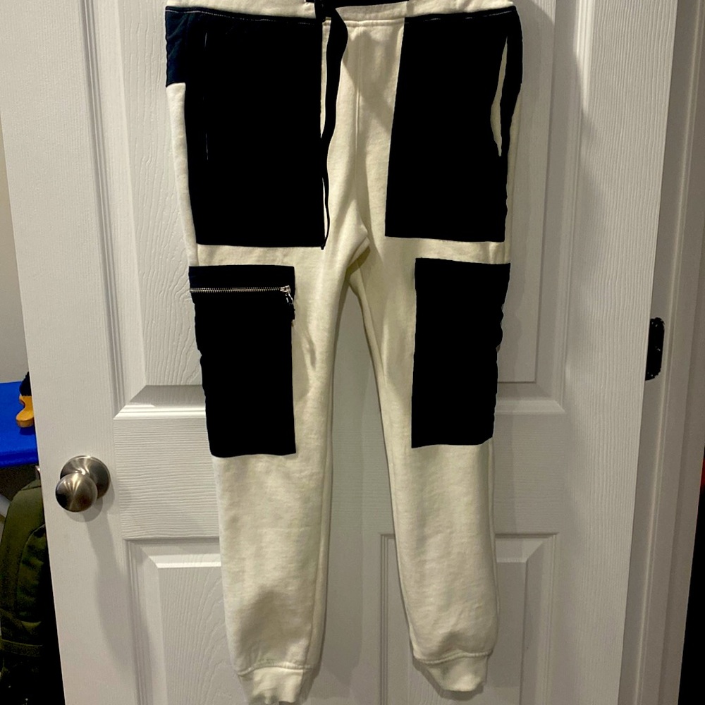 Pacsun Mens off-white joggers